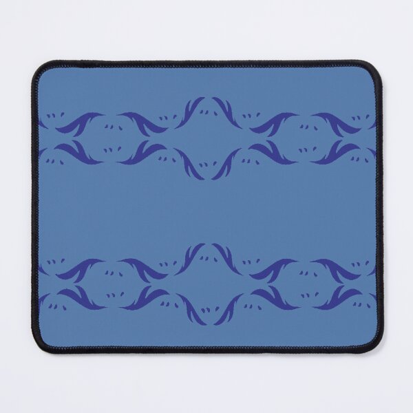 Item preview, Blue simple leaf pattern designed and sold by RogueofSpace.