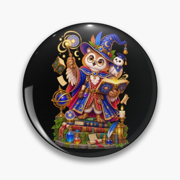 Artikelvorschau, Magical Owl Wizard Fantasy entworfen und verkauft von MrDev.