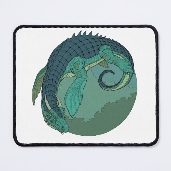Item preview, Teal Water Dragon Submarine Beast designed and sold by Wonder-Forge.