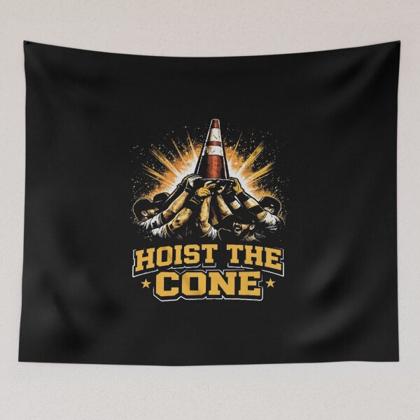 Item preview, Hoist The Cone Parking Chair Funny Baseball designed and sold by Foxintheloart.