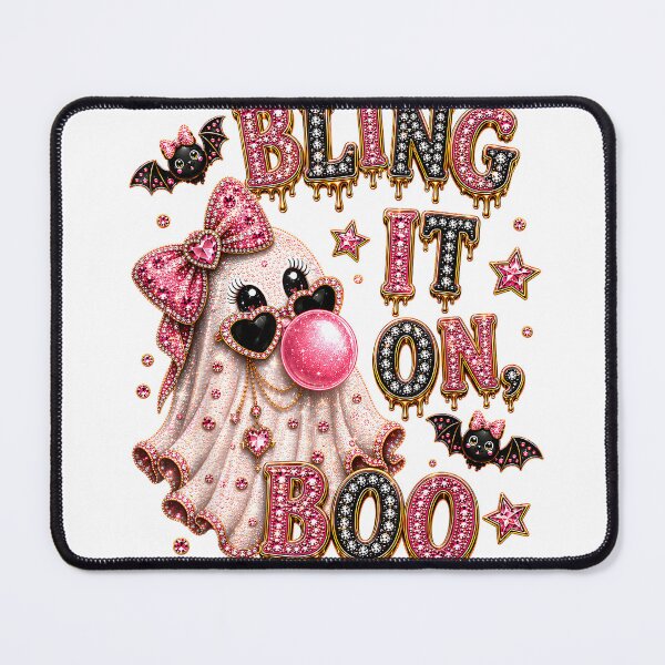 Item preview, Bling It On Boo, Glam Ghost Halloween,Coquette Spooky Season T-Shirt designed and sold by BlaqboyDesigns.