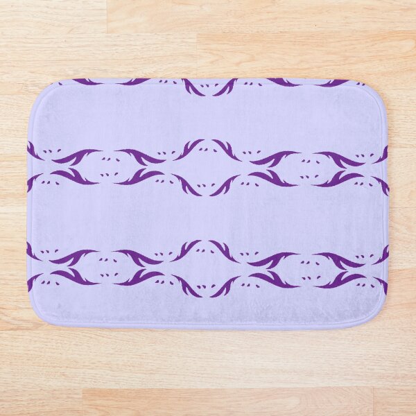 Item preview, Dark purple simple leaf pattern B designed and sold by RogueofSpace.