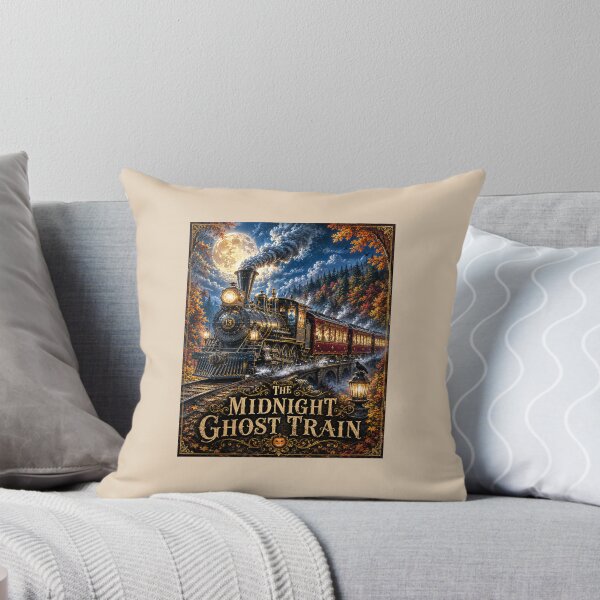 Item preview, The Midnight Ghost Train | Haunted Victorian Steam Locomotive | Halloween Gothic Art designed and sold by Novel Works Studio.