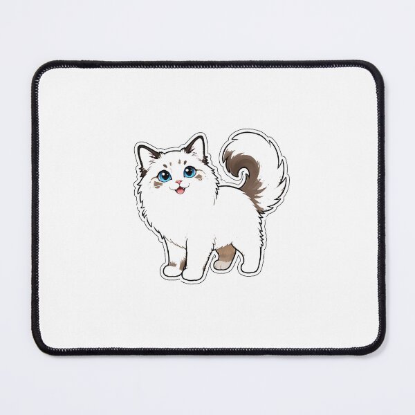 Item preview, Ragdoll Cat Cute Cat Sticker Ragdoll Lover Gift Cat Mom designed and sold by RedRubyBubble.