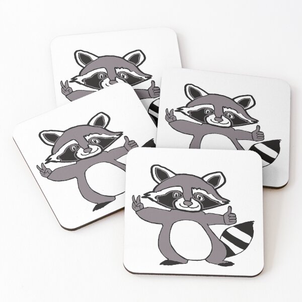 Item preview, Happy Raccoon  designed and sold by 7Smilez.