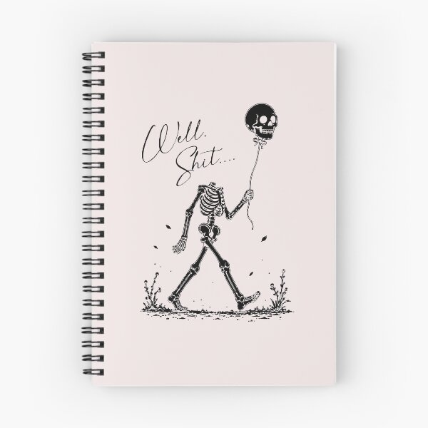 Item preview, Funny Skeleton Holding Skull Balloon Well Shit Halloween designed and sold by HieuarsaWorks.