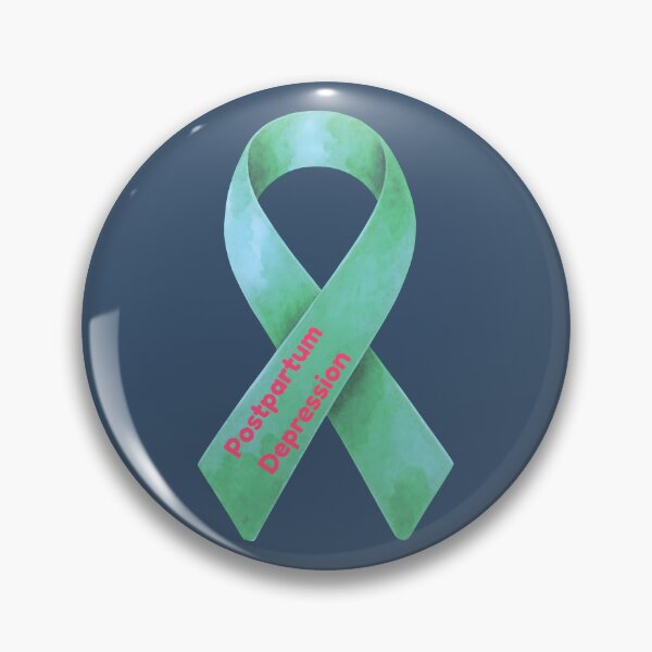 Item preview, PPD, Postpartum Depression Disorder Awareness Ribbon designed and sold by MoMidoStore.