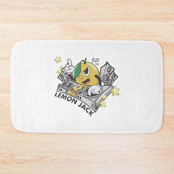 Item preview, DJ Lemon Jack Funny Retro Cartoon Music Producer Art designed and sold by RAlexandrart.