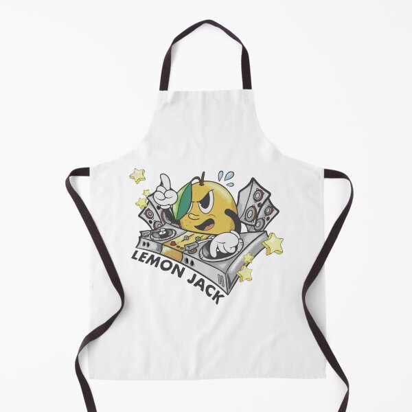 Item preview, DJ Lemon Jack Funny Retro Cartoon Music Producer Art designed and sold by RAlexandrart.