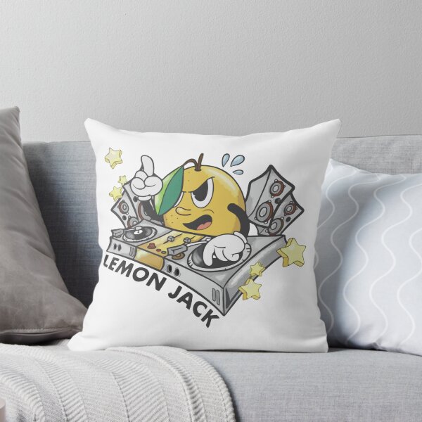 Item preview, DJ Lemon Jack Funny Retro Cartoon Music Producer Art designed and sold by RAlexandrart.