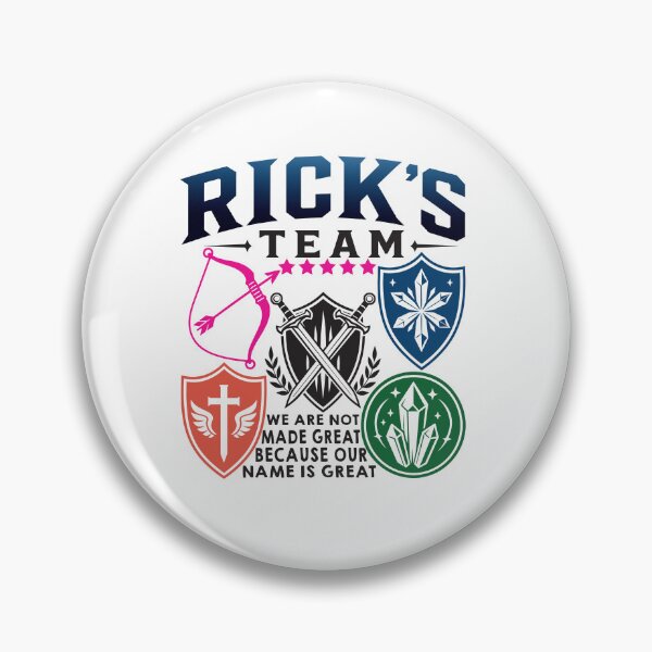 Item preview, Rick's Team, He Who Fights with Monsters designed and sold by design-strade.