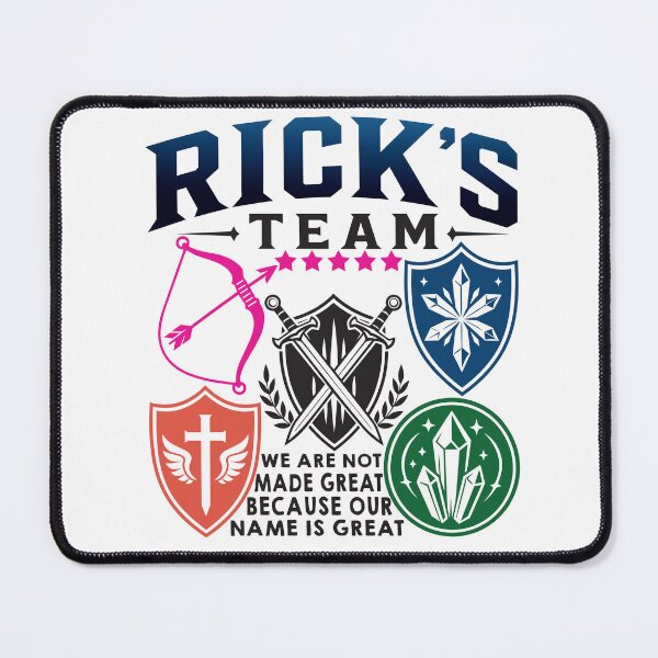 Item preview, Rick's Team, He Who Fights with Monsters designed and sold by design-strade.