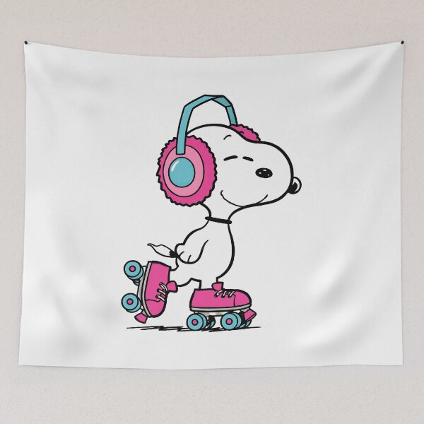 Item preview, Retro Cartoon Dog Skating Music designed and sold by MelanieMa74689.