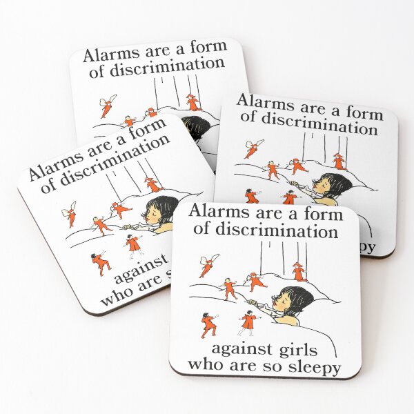 Item preview, Funny Sleepy Girl Alarm Discrimination designed and sold by ePeraleza.