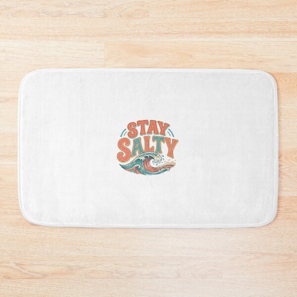Item preview, Stay Salty Retro Wave Sticker 2 designed and sold by DangaVintage.