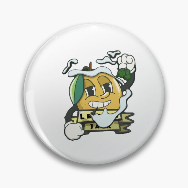 Item preview, Lemon Jack Smoking Joint Funny Retro Vandal Graphic Art designed and sold by RAlexandrart.