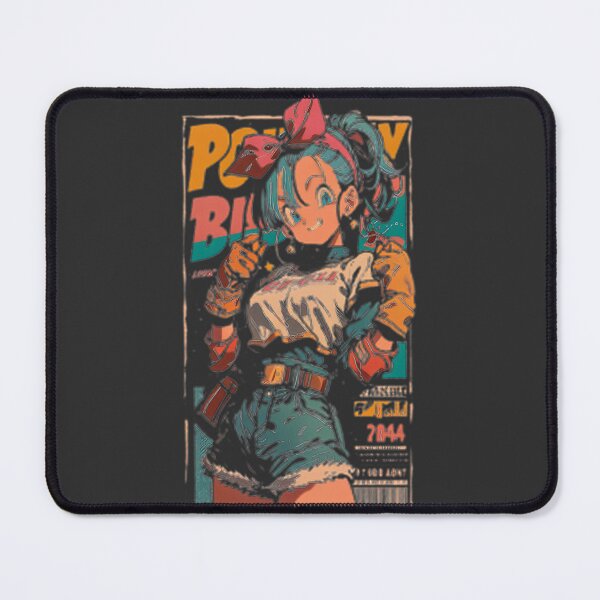 Item preview, Classic 90S Anime Girl With Blue Hair Retro Vintage Manga Aesthetic Poster Art | ⭐⭐⭐⭐⭐ designed and sold by Abdelhamidouf.