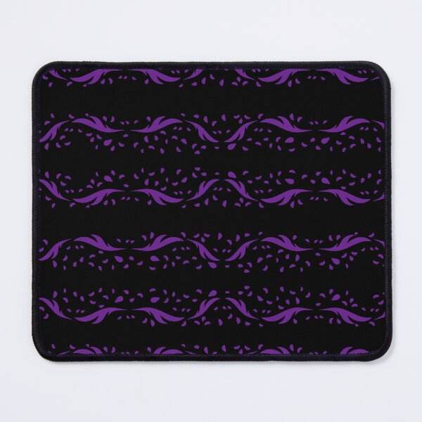 Item preview, Dark purple intricate leaf pattern A designed and sold by RogueofSpace.
