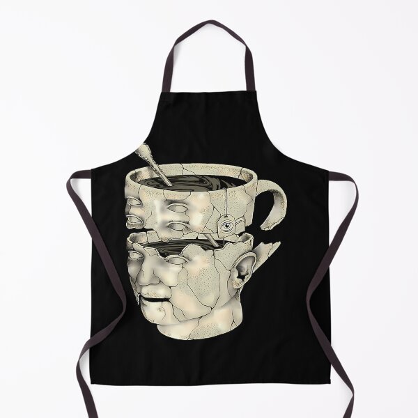 Item preview, Cracked Surreal Head Cup Filled with Dark Liquid designed and sold by SakotaBusiness.