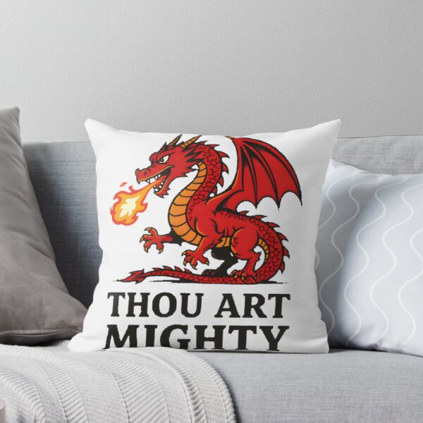 Item preview, Thou Art Mighty Red Dragon Fire Breathing Mythical Beast | ⭐⭐⭐⭐⭐ designed and sold by Abdelhamidouf.