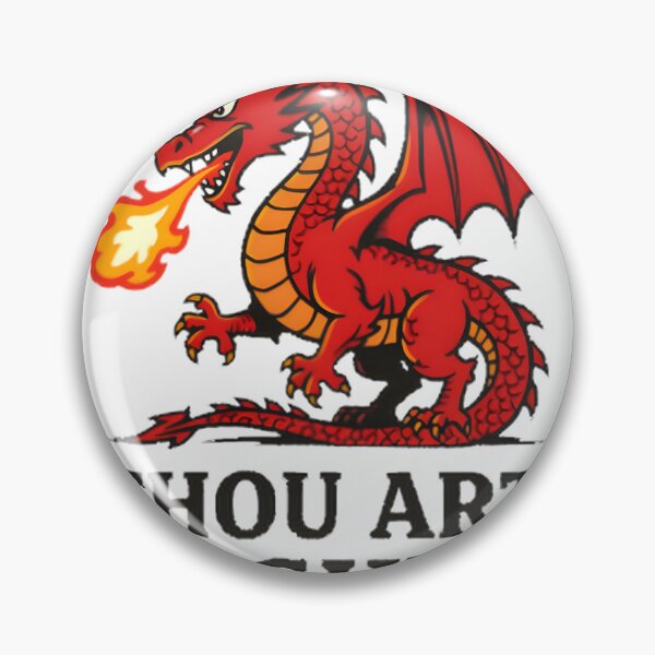 Item preview, Thou Art Mighty Red Dragon Fire Breathing Mythical Beast | ⭐⭐⭐⭐⭐ designed and sold by Abdelhamidouf.
