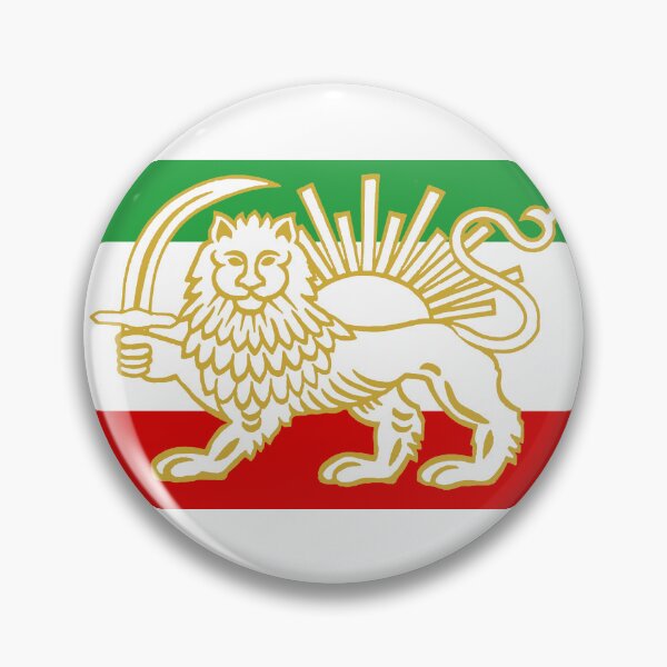 Item preview, Lion and Sun; Flag of Iran; designed and sold by StickerApe.