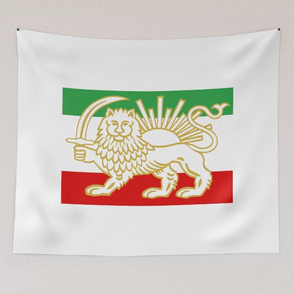 Item preview, Lion and Sun; Flag of Iran; designed and sold by StickerApe.