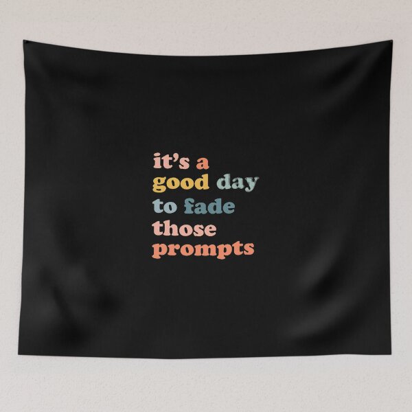 Item preview, Retro Groovy 'Good Day Fade Prompts' Text Design designed and sold by vesthljaque.