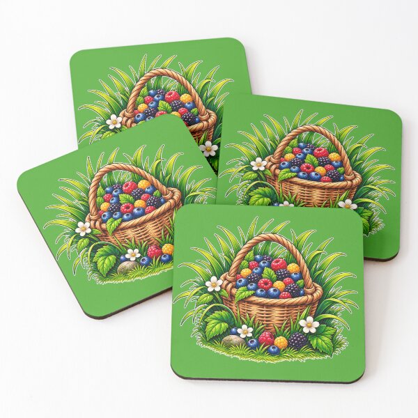 Item preview, Vintage Berry Basket Sticker designed and sold by Hari Arts.