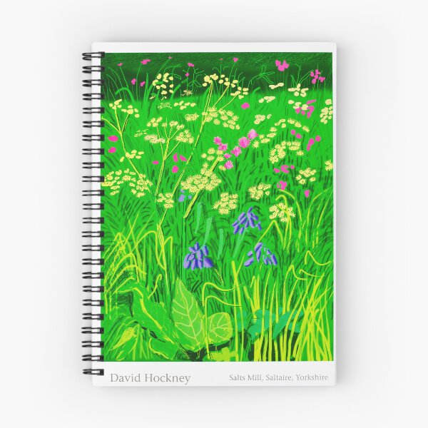 Item preview, David Hockney Exhibition Poster, Saltaire, Yorkshire designed and sold by Fine-Art-Hub.