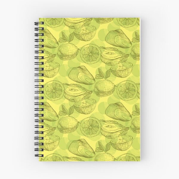 Item preview, Monochrome Mussels Lemon Yellow Pattern designed and sold by Zaya_art.