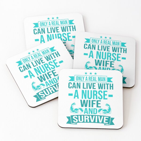 Item preview, Only A Real Man Live With Nurse Wife Survive Funny designed and sold by HieuarsaWorks.