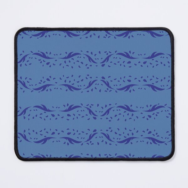 Item preview, Blue intricate leaf pattern designed and sold by RogueofSpace.