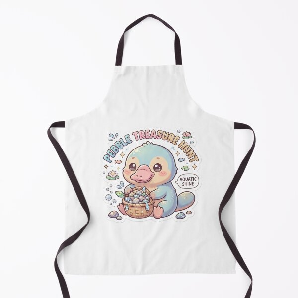 Item preview, Platypus – Kawaii "Pebble Treasure Hunt" Sticker designed and sold by Chipkooo.