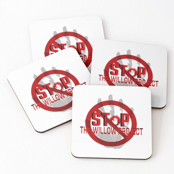 Item preview, Stop The Willow Project Sticker designed and sold by dobbinsuns.