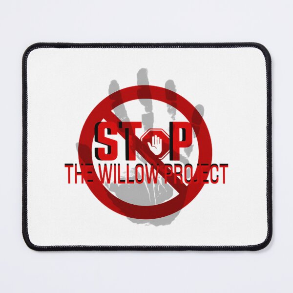 Item preview, Stop The Willow Project Sticker designed and sold by dobbinsuns.