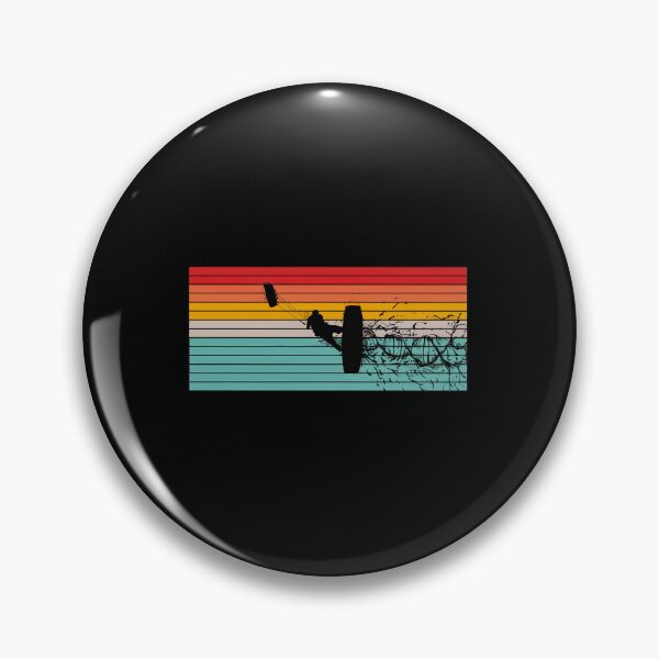 Item preview, Retro Kiteboarding Sunset Silhouette designed and sold by vesthljaque.