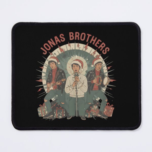Item preview, Retro Jonas Brothers Christmas Holiday Fan designed and sold by BornaBhatia.