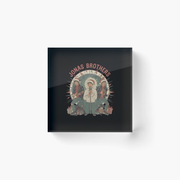 Item preview, Retro Jonas Brothers Christmas Holiday Fan designed and sold by BornaBhatia.