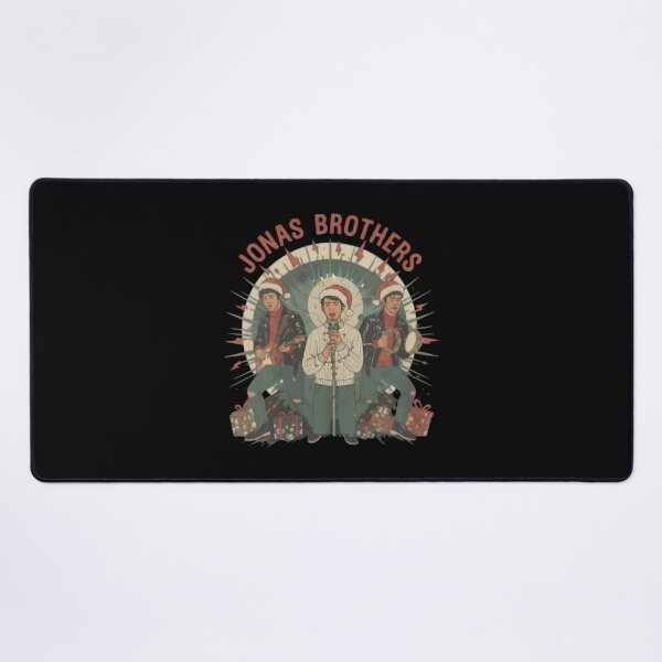 Item preview, Retro Jonas Brothers Christmas Holiday Fan designed and sold by BornaBhatia.