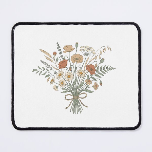 Item preview, Granola Girl Wildflower Bouquet Print designed and sold by DangaVintage.