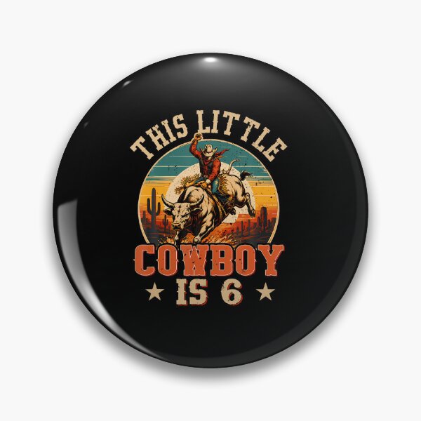 Item preview, This Little Cowboy Is 6 designed and sold by Eat-Apples.