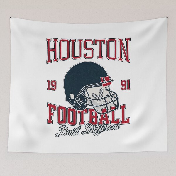 Item preview, Houston Football Built Different Vintage Helmet designed and sold by JamesWyat18400.