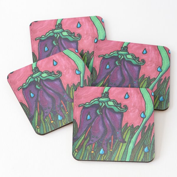 Item preview, Weeping Purple Lily in the Rain designed and sold by naturetimes.