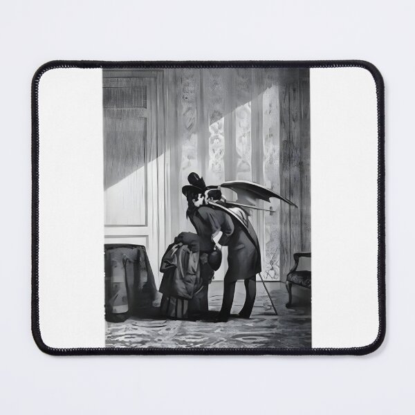 Item preview, The Vampire'S Kiss Gothic Surrealist Collage Art - Vintage Retro Illustration | ⭐⭐⭐⭐⭐ Best Seller designed and sold by onepixel2006.