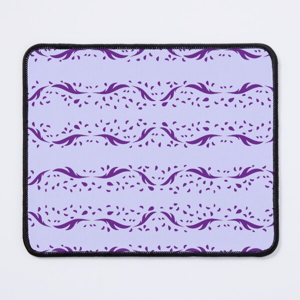 Item preview, Dark purple intricate leaf pattern B designed and sold by RogueofSpace.