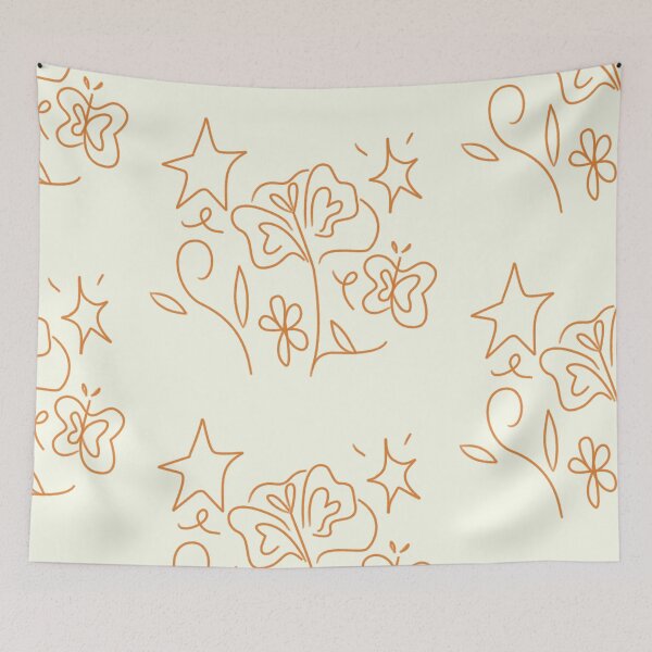 Item preview, Whimsical Flower line art designed and sold by PoeticRecipeST.