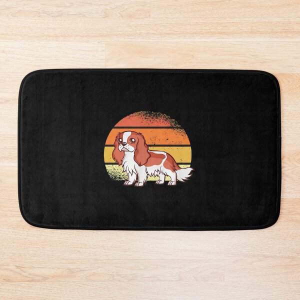 Item preview, Retro Sunset Cavalier King Charles Spaniel Dog Graphic designed and sold by vesthljaque.