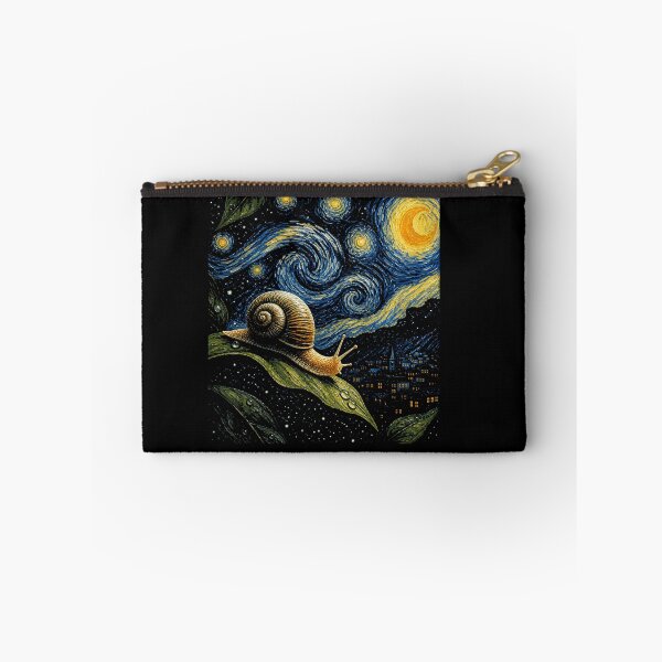 Item preview, Celestial Snail Under a Starry Night Dreamy Nature Inspired Design designed and sold by MiALopezArt.