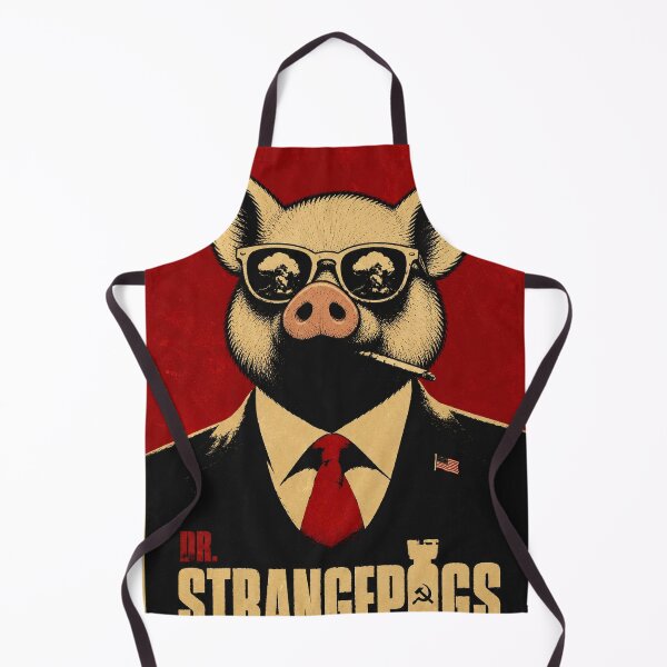 Item preview, Dr. Strangepigs - Pig Nuclear War Parody Vintage Poster designed and sold by BRTHRCNK01.